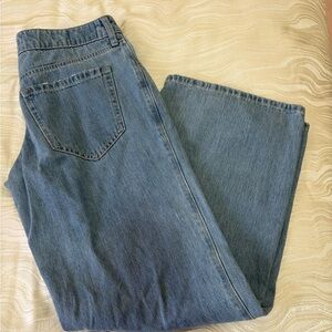 Classic Blue Women's Jeans-Low Rise Baggy